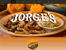 Tablet Screenshot of jorges-sombrero.com